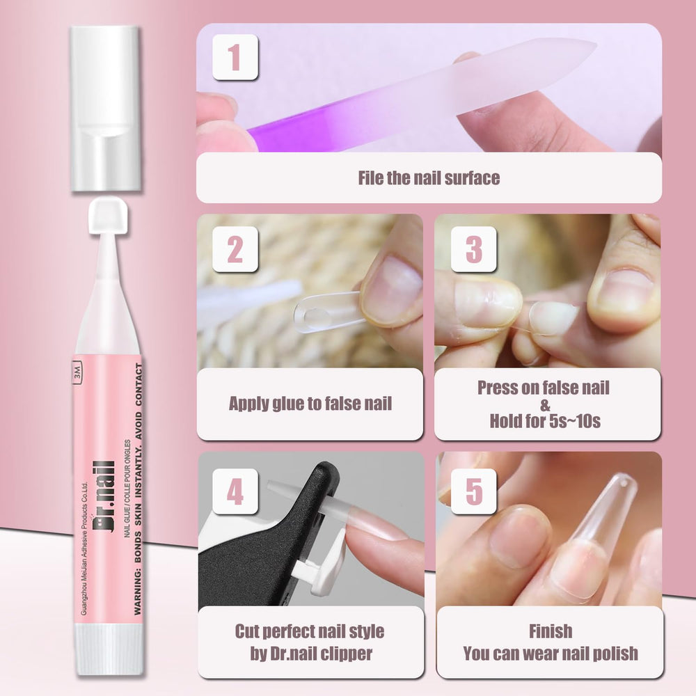 Dr.nail nozzle and texture detail highlighting precise controlled dispensing