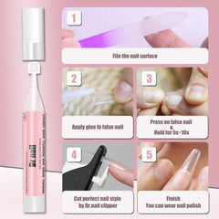 Dr.nail nozzle and texture detail highlighting precise controlled dispensing