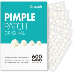 Dr.patch front packaging showing 600-count value and benefits