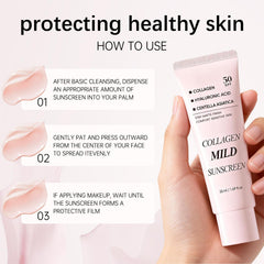 DR.Seya pump dispensing sunscreen illustrating easy, controlled application benefit
