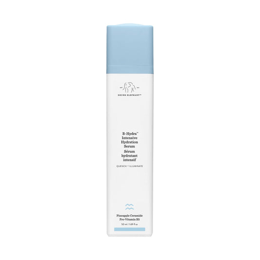 Drunk Elephant front packaging showing product and clean clinical branding for hydration