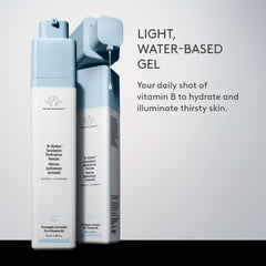 Drunk Elephant close-up of serum droplet texture illustrating lightweight hydration