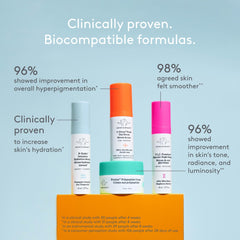 Drunk Elephant C-Firma serum dropper in hand demonstrating brightening antioxidant benefit