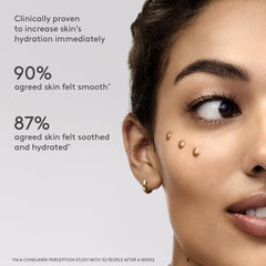 Drunk Elephant serum texture pooled on white surface showing smooth blendable consistency