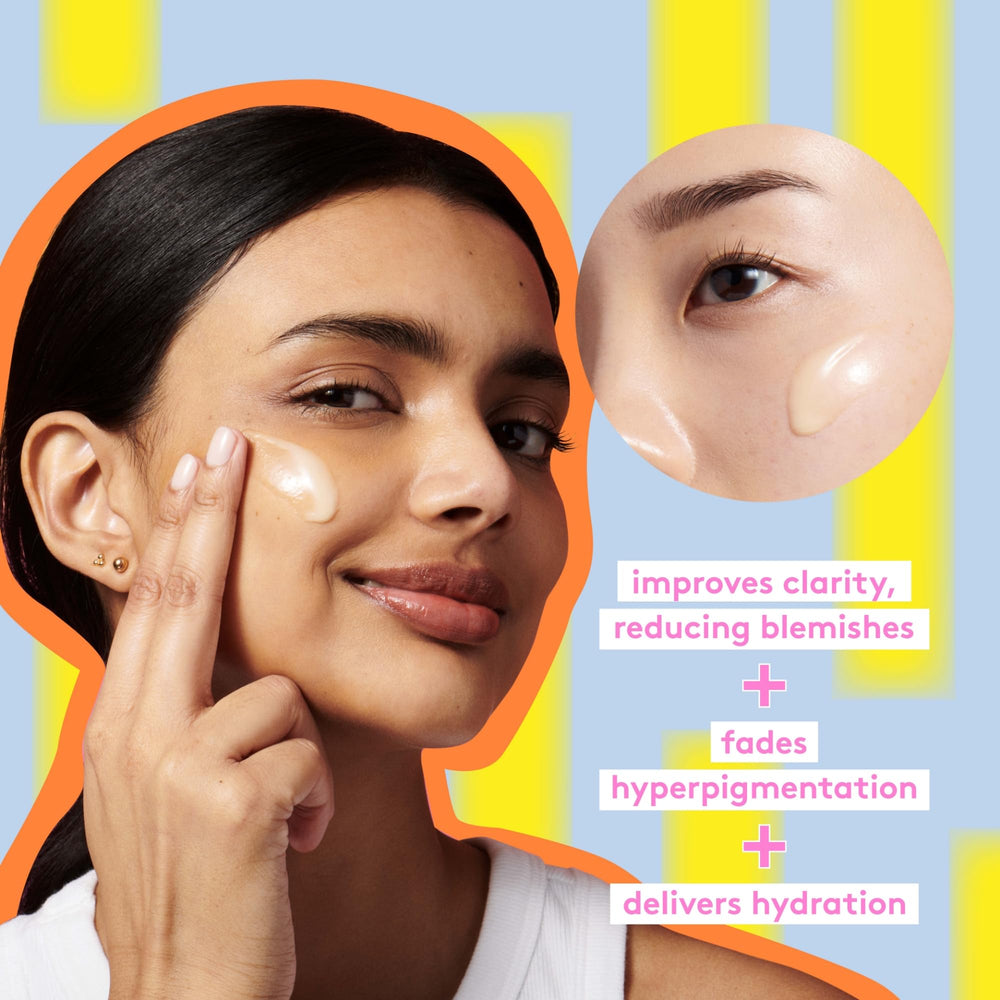 Drunk Elephant glass dropper delivering precise serum application