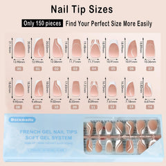 Dsixnails next to natural hand to show short coffin scale and coverage
