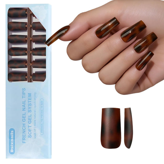 Dsixnails front packaging showing full 150pcs set and size variety for quick selection