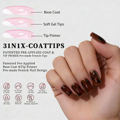 Dsixnails laid-out set displaying 15 sizes and 150pcs for custom fitting and multiple uses