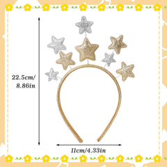 DSLSQD close-up of sequined star detail, highlighting sparkle and durable finish