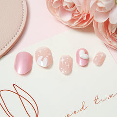 DSVANAY 24 nails arranged to show varied sizes and playful designs
