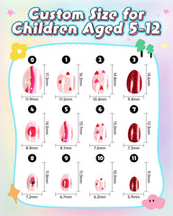 DSVANAY nails on child hands lifestyle image demonstrating comfortable fit for play