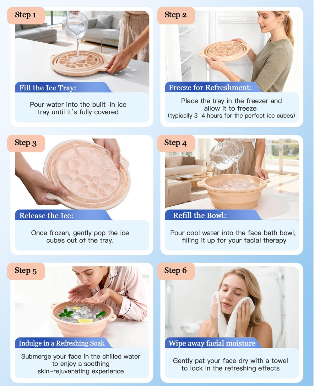 Dtuoen face bowl with herbal infusion option for a soothing, personalized routine