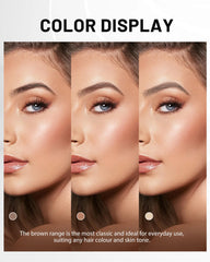 DuaTana open palette with mirror demonstrating easy on-the-go touchups