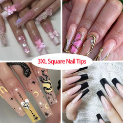Dudjndjd shaped tips display showing versatility for custom styles