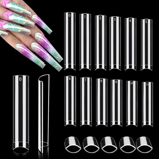 Dudjndjd front packaging showing 600 clear tips and quantity benefit