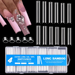Dudjndjd front packaging showing 504 clear tips and quantity benefit