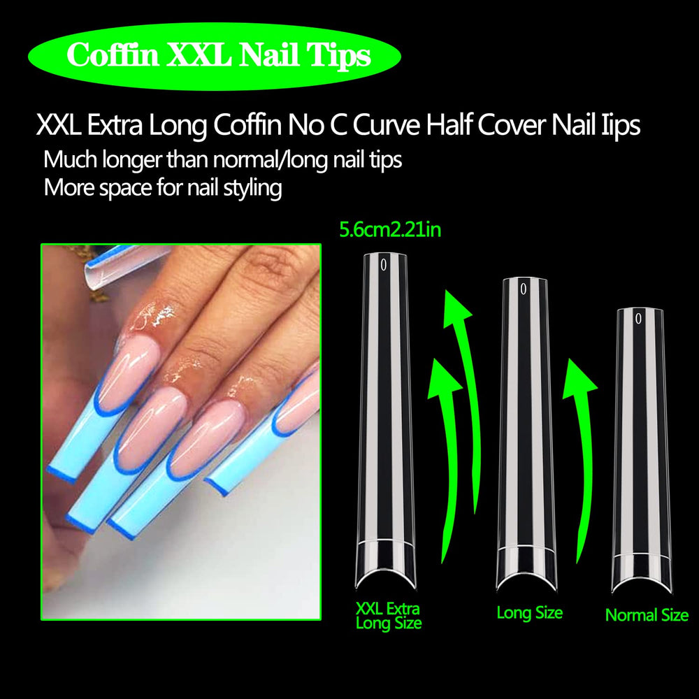 Dudjndjd pre-numbered bags with 12 sizes for fast nail matching