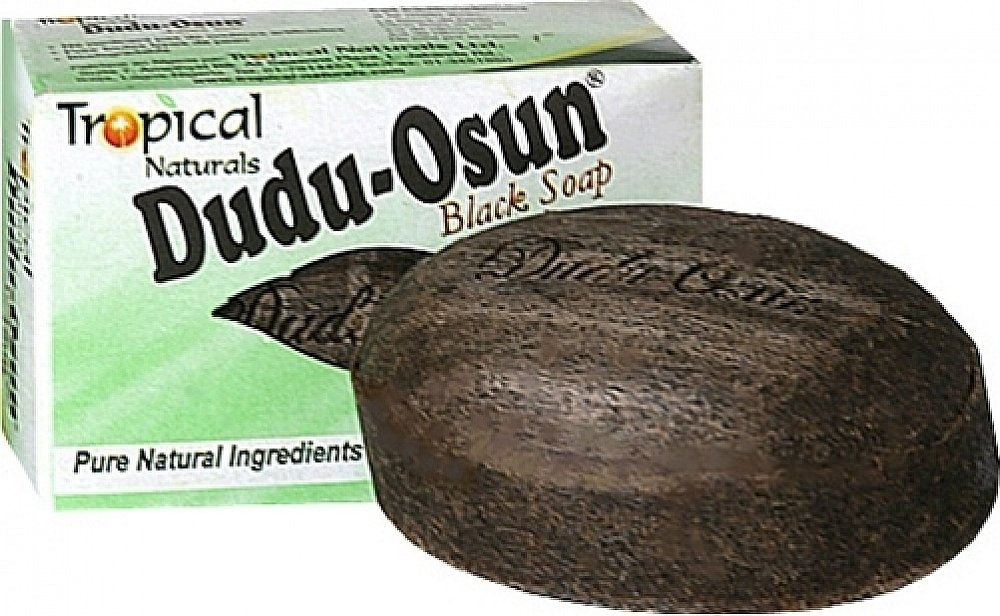 Dudu-Osun in use in shower scene demonstrating effective cleansing and easy lathering