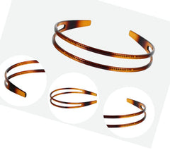 Duehut headband used during makeup application keeping hair back for convenience