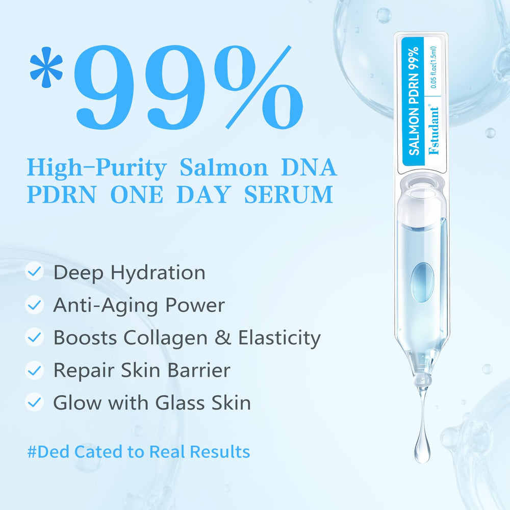 Dujoju serum texture on hand illustrating lightweight absorbency and instant hydration benefit