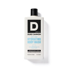 Duke Cannon in-shower use demonstrating effective cleansing benefit
