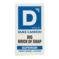 Duke Cannon Frsh Water + Citrus front packaging shows bold branding and scent.