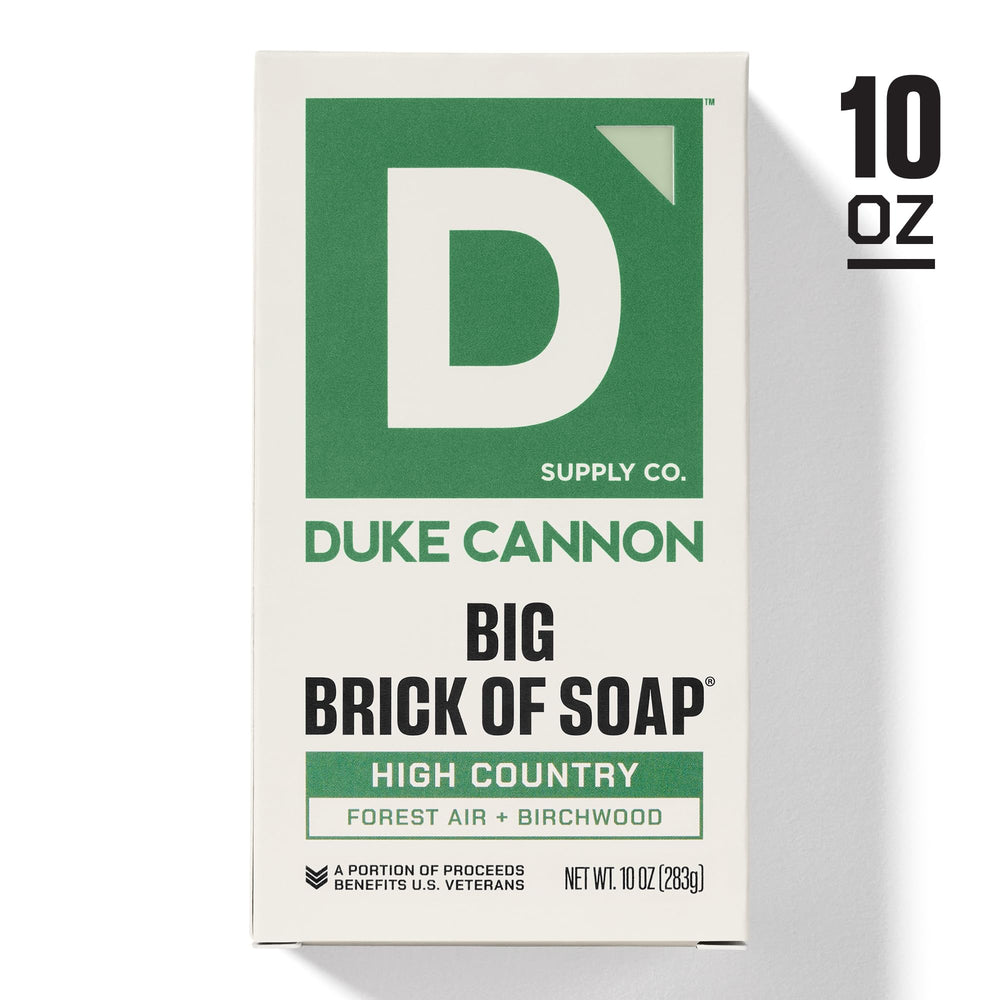 Duke Cannon bar on draining dish keeping soap dry for longer life