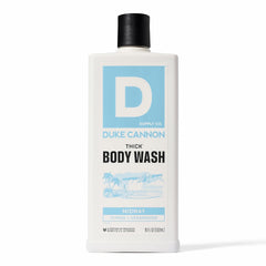 Duke Cannon Midway front label showing bold branding and scent