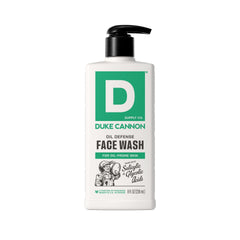Duke Cannon front bottle view showing label and 8 fl oz size for confident grooming