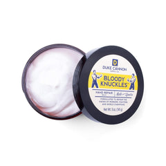Duke Cannon close-up of balm texture highlighting rich lanolin moisture