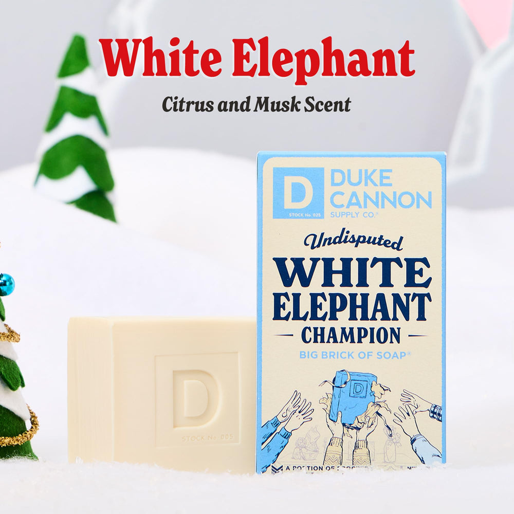 Duke Cannon soap close-up texture revealing firm lathering surface for lasting use