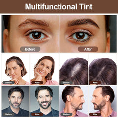 Duoffanny applied to eyebrow on model showing defined, fuller-looking brows