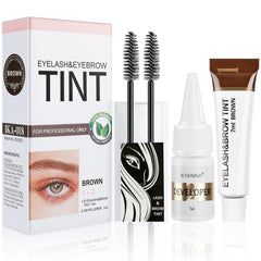 Duoffanny front packaging showing brown shade and kit contents for easy identification