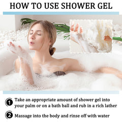DuoZeng bottle in bathroom lifestyle setting for soothing shower ritual