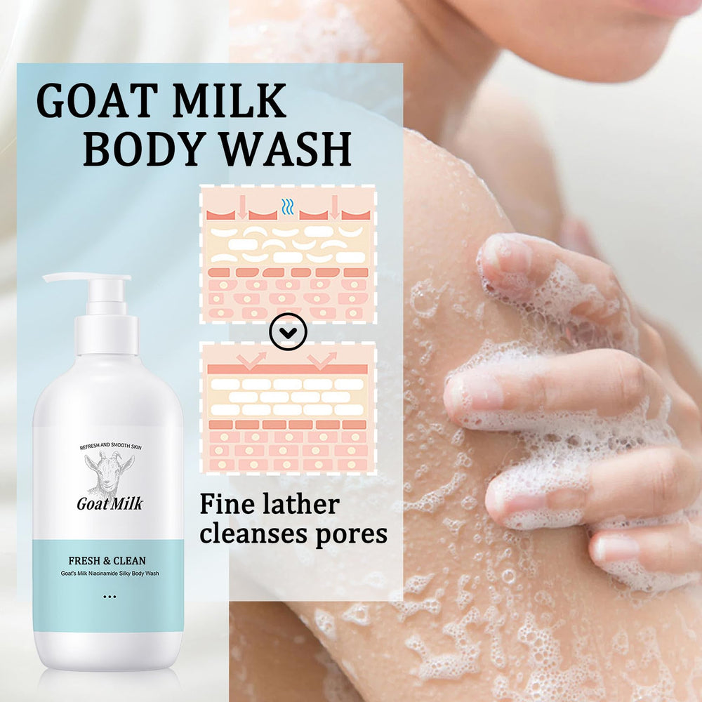 DuoZeng creamy goat milk texture close-up shows smooth moisturizing feel