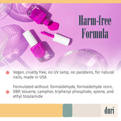 duri texture close-up revealing semi-matte finish and even pigment