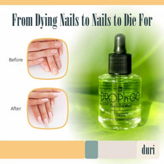 duri product staged on manicure table conveying salon-quality finish