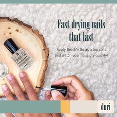 duri label close-up listing clean ingredients and vegan benefit