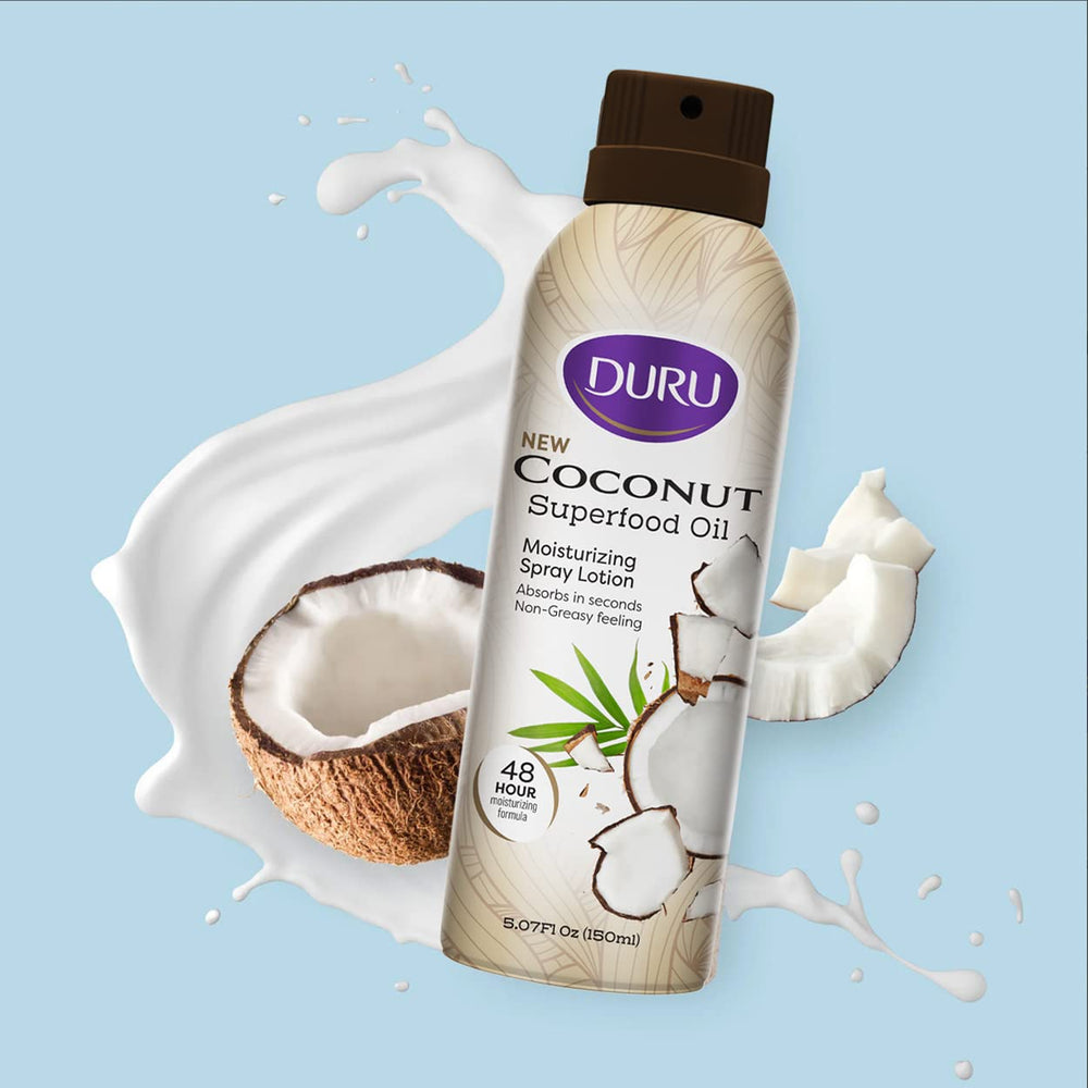 Duru lotion texture on skin close-up showing non-greasy absorption benefit