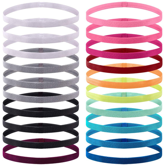 Duufin front packaging showing 20 colorful headbands and variety benefit