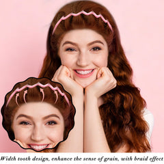 Duufin headband worn by model showing tidy hair benefit