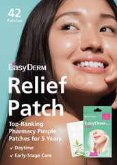DWEasyDerm close-up of ultra-slim patch texture showing near invisibility