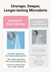 DWEasyDerm patch under light makeup demonstrating invisible blemish concealment