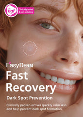 DWEasyDerm single clear patch close-up highlighting thin concealability benefit