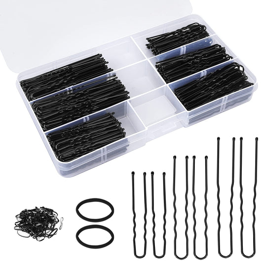DySaLic front view showing full 300-piece pin set and storage box, organized convenience