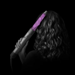 Dyson conical barrel with Airwrap devices showing compatible benefit