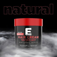 E Elegance jar in hand demonstrating size and travel-friendly convenience