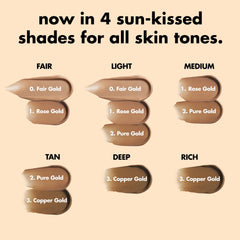 e.l.f. bronzing drops smoothed on legs showing all-over radiance benefit