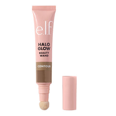 e.l.f. Halo Glow Contour wand front packaging shows compact applicator and shade fair/light