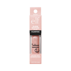 e.l.f. Glow Reviver lifestyle bag shot shows portable gloss for on-the-go refresh